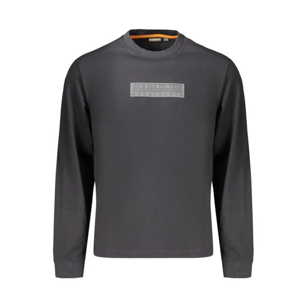 Napapijri Black Cotton Men's Men's T-Shirt